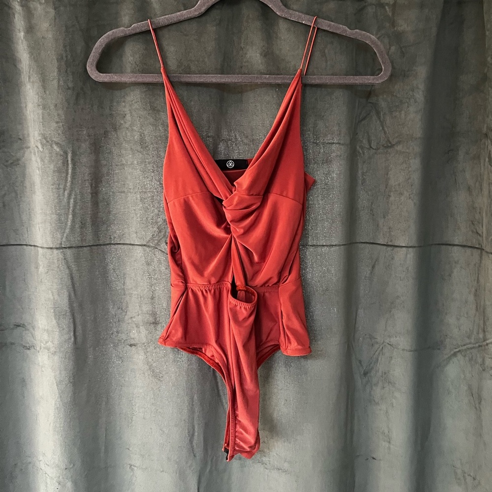 Missguided Twist Front Bodysuit